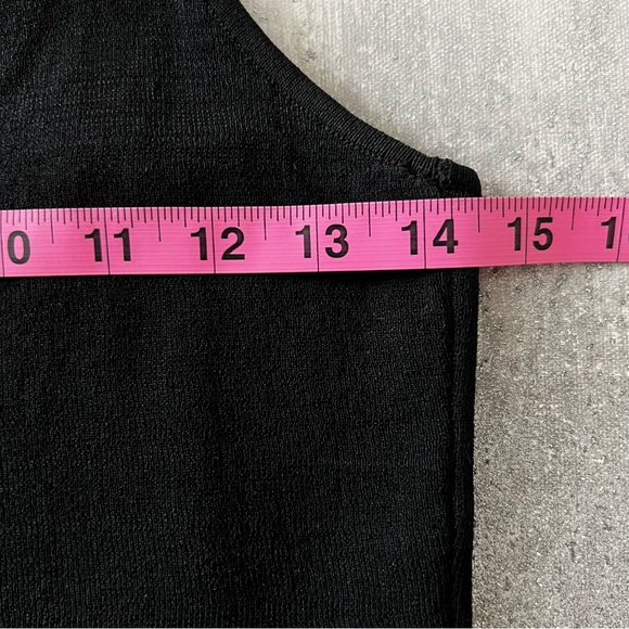 NEW Rachel Roy Black Sleeveless Square Neck Top - Picture 5 of 7